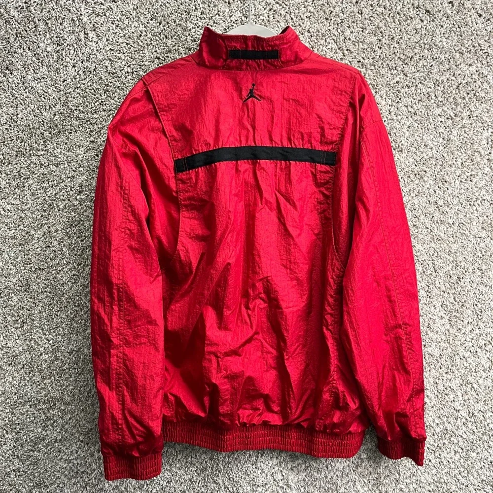 Jordan Jacket Men's 3XL Red Wings of Flight Full Zip Nylon Windbreaker